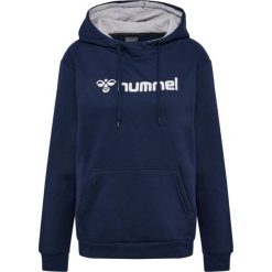Bluza damska z kapturem Hummel Mover. Niebieskie bluzy Hummel, na zimę, bez wzorów, bez ramiączek, z kapturem. Za 148.50 zł.