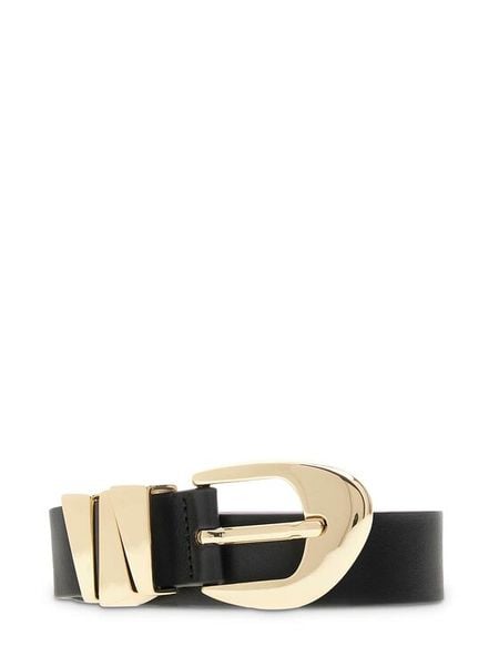 Guess Pasek 183325 Czarny. Czarne paski Guess, z aplikacjami. Za 324.99 zł.