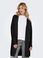 ONLY Kardigan w kolorze czarnym rozmiar: S. Czarne swetry ONLY, s, bez wzorów, bez ramiączek. Za 127.05 zł.