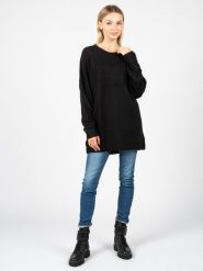 Silvian Heach Sweter Mondee | PGA22132 | Kobieta | Czarny. Czarne swetry Silvian Heach, xs, bez wzorów, z dzianiny, bez ramiączek. W wyprzedaży za 189.00 zł.