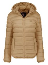 Canadian Peak Kurtka pikowana "Akitaleak" w kolorze jasnobrązowym rozmiar: M. Brązowe kurtki Canadian Peak, m, bez wzorów, bez kaptura. Za 113.99 zł.