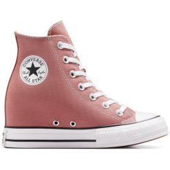 Adidasy Converse Chuck Taylor All Star Wedge Platform, Dla obu płci. Czerwone buty sportowe lifestyle Converse, bez wzorów, retro, bez zapięcia. Za 490.00 zł.