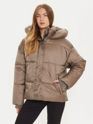 Athlecia Kurtka puchowa Moriarty EA243302 Brązowy Relaxed Fit. Brązowe kurtki Athlecia, bez wzorów, z puchu, bez kaptura. Za 519.99 zł.