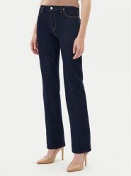 Guess Jeansy W5YA15 D5PW1 Granatowy Sexy Straight Fit. Niebieskie jeansy Guess, z aplikacjami, z bawełny. Za 569.99 zł.
