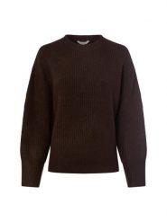 MbyM sweter z dzianiny - Gillian Kobiety dzianina grubo tkana brązowy, S/M. Brązowe swetry mbyM, m, bez wzorów, z dzianiny, bez ramiączek. Za 229.95 zł.