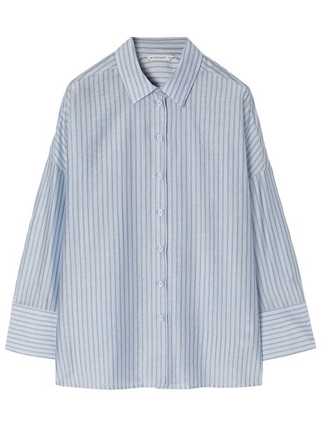 TATUUM Koszula w kolorze błękitno-czarnym rozmiar: 40. Niebieskie koszule Tatuum, bez wzorów, bez kołnierzyka, bez ramiączek. Za 140.20 zł.