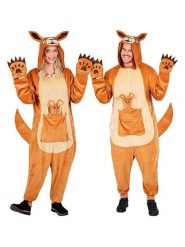 Carnival Party Kombinezon kostiumowy "Kangaroo" w kolorze jasnobrązowo-beżowym rozmiar: S/M. Brązowe kombinezony Carnival Party, m, bez wzorów, bez kołnierzyka, bez ramiączek, krótkie. Za 130.99 zł.