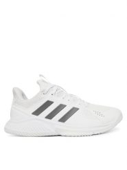 Adidas Buty halowe Court Flight Shoes KI8047 Biały. Białe buty treningowe adidas, bez wzorów, ze skóry, bez zapięcia. Za 329.99 zł.