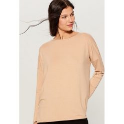 Bluzka z długimi rękawami - Beżowy. Bluzki marki Mohito. Za 39.99 zł.