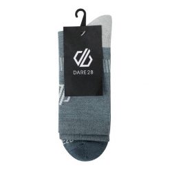 Skarpety unisex trekkingowe Merino Dare 2b. Białe skarpetki Dare 2b, bez wzorów, z wełny, trekkingowe. W wyprzedaży za 89.99 zł.