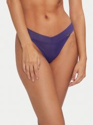 Gossard Stringi 6256 Fioletowy. Fioletowe stringi Gossard, bez wzorów, z syntetyku. Za 59.99 zł.