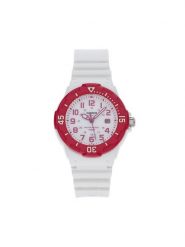 Casio Zegarek LRW-200H-4BVEF Biały. Białe, analogowe zegarki Casio. Za 206.99 zł.