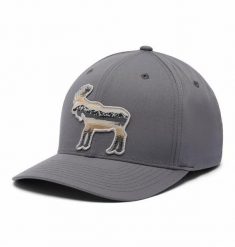 COLUMBIA Czapka z daszkiem Lost Lager 110 Snap Back city grey/scenic moose. Szare czapki z daszkiem Columbia, na lato, bez wzorów, z elastanu, eleganckie. Za 73.40 zł.