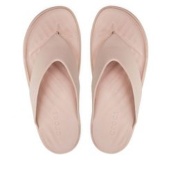 Japonki Crocs. Brązowe japonki Crocs, bez wzorów. Za 169.99 zł.