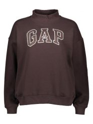 GAP Bluza w kolorze ciemnobrązowym rozmiar: XXS/XS. Brązowe bluzy GAP, xs, bez wzorów, bez kaptura. Za 254.95 zł.