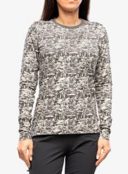 Bluza rowerowa damska Fjallraven/Specialized Cotton CaliSwe LS. Szare bluzy Fjällräven, na lato, s, bez wzorów, z bawełny, bez ramiączek, bez kaptura. Za 280.49 zł.