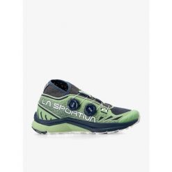 Buty trailowe damskie La Sportiva Jackal II Boa. Zielone buty do biegania La Sportiva, bez wzorów, bez zapięcia, do biegania. W wyprzedaży za 652.10 zł.