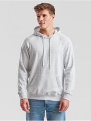 Lekka bluza z kapturem Fruit Of The Loom Gris. Szare bluzy z kapturem fruit of the loom, m, bez wzorów, z bawełny, z kapturem, do jazdy konnej. Za 159.99 zł.