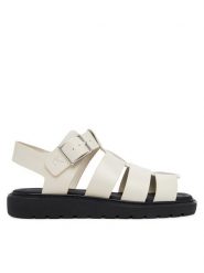 Calvin Klein Jeans Sandały Sq Molded Sdl Fisherman Mg Wn YW0YW01700 Écru. Sandały Calvin Klein Jeans, bez wzorów, z jeansu, bez obcasa, na płaskiej podeszwie, bez zapięcia. Za 259.99 zł.
