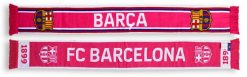 Szalik Barcelona dwustronny - oficjalny licencjonowany. Czerwone szaliki i kominy FC Barcelona, bez wzorów, z bawełny. Za 118.98 zł.