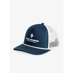 Czapka z daszkiem Black Diamond Flat Bill Trucker Hat - indigo/white. Białe czapki z daszkiem Black Diamond, bez wzorów, sportowe. Za 159.99 zł.