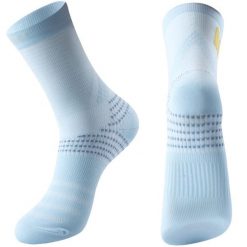 Skarpetki rowerowe kolarskie antybakteryjne Rockbros RB4900 unisex. Niebieskie skarpetki ROCKBROS, bez wzorów. Za 29.90 zł.