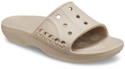 Klapki Dla Dorosłych Crocs Baya II Slide. Niebieskie klapki Crocs, bez wzorów, z materiału, bez obcasa, bez zapięcia. Za 99.99 zł.