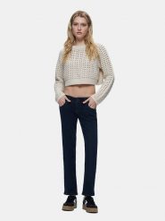 LTB Dżinsy "Molly 200" - Slim fit - w kolorze granatowym rozmiar: W30/L36. Niebieskie jeansy LTB, l, z aplikacjami, ze skóry, klasyczne. Za 162.49 zł.
