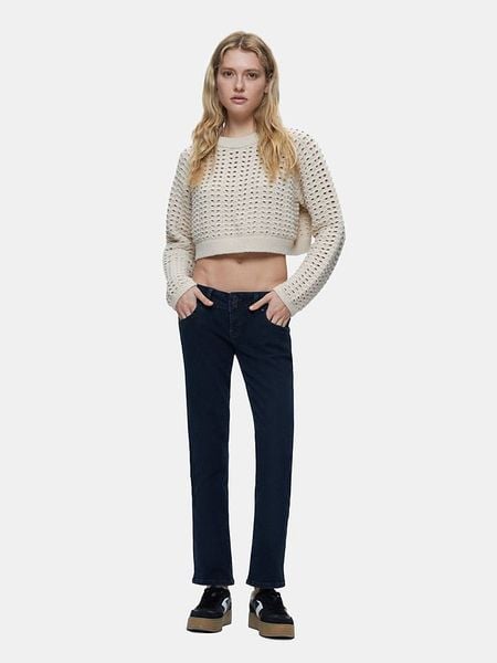 LTB Dżinsy "Molly 200" - Slim fit - w kolorze granatowym rozmiar: W33/L34. Niebieskie jeansy LTB, l, z aplikacjami, ze skóry, klasyczne. Za 170.47 zł.