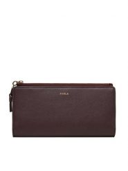Furla Duży Portfel Damski Nuvola WP00457 BX2045 2516S Bordowy. Czerwone portfele Furla, bez wzorów, ze skóry. Za 579.99 zł.