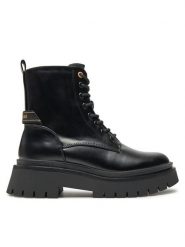 Pepe Jeans Trapery PLS50530 Czarny. Czarne traperki Pepe Jeans, bez wzorów, z jeansu, bez obcasa, bez zapięcia. Za 619.99 zł.