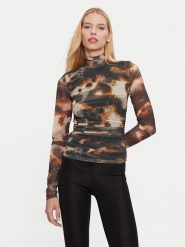 Gestuz Bluzka Behka 10909457 Brązowy Slim Fit. Brązowe bluzki Gestuz, s, bez wzorów, z syntetyku, bez kołnierzyka, bez ramiączek. Za 259.99 zł.