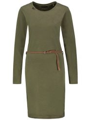 Eight2Nine Sukienka w kolorze zielonym rozmiar: L. Zielone sukienki Eight2Nine, l, bez wzorów, z bawełny, bez kołnierzyka, bez ramiączek, midi. Za 66.00 zł.