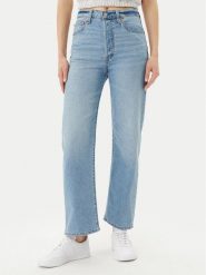 Levi's® Jeansy Ribcage 72693-0229 Niebieski Straight Fit. Niebieskie jeansy s, bez wzorów, z bawełny. Za 389.99 zł.