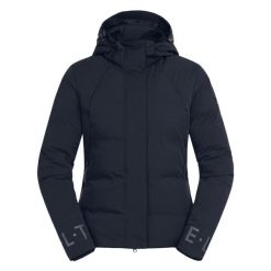 Wodoodporna kurtka jeździecka z kapturem ELT Ohio. Niebieskie kurtki ELT, na zimę, l, bez wzorów, z dzianiny, z kapturem. Za 584.00 zł.