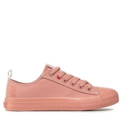 Trampki Big Star Shoes. Czerwone trampki BIG STAR SHOES, bez wzorów, retro, bez zapięcia. Za 139.99 zł.