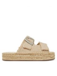 EMU Australia Espadryle Ayers W13168 Beżowy. Brązowe espadryle Emu Australia, bez wzorów, z materiału, bez obcasa. Za 229.99 zł.