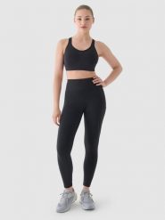4F Legginsy do biegania z wysokim stanem damskie - szare XL. Szare legginsy 4f, s, bez wzorów, z dzianiny, z podwyższonym stanem, do biegania. W wyprzedaży za 99.99 zł.