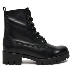Botki Gabor. Czarne botki Gabor, bez wzorów, bez obcasa, na płaskiej podeszwie, bez zapięcia. Za 539.99 zł.