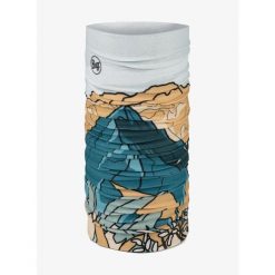 Chusta wielofunkcyjna Buff Coolnet UV - nive teal. Niebieskie chusty Buff, bez wzorów, sportowe. Za 93.49 zł.