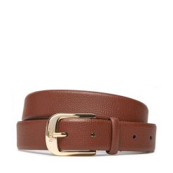 Pasek Damski BOSS. Brązowe paski Boss, bez wzorów. Za 379.99 zł.