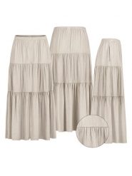 Eight2Nine Spódnica w kolorze kremowym rozmiar: XL. Brązowe spódnice Eight2Nine, xl, bez wzorów, maxi. Za 86.99 zł.