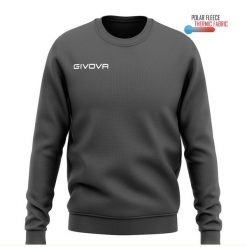 Bluza z Kapturem Givova Polarfleece 2XL - Ciepła i Oddychająca. Szare bluzy Givova, xl, bez wzorów, z poliesteru, eleganckie, bez ramiączek, z kapturem. Za 162.99 zł.