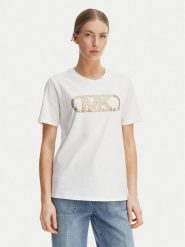 MICHAEL Michael Kors T-Shirt MS651SC97J Biały Regular Fit. Białe t-shirty MICHAEL Michael Kors, xl, bez wzorów, z bawełny, bez kołnierzyka, bez ramiączek. Za 419.99 zł.