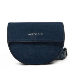 Torebka Valentino. Niebieskie listonoszki Valentino, bez wzorów, z denimu, bez dodatków. Za 329.99 zł.
