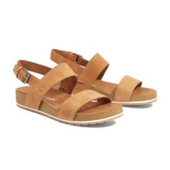 Sandały damskie Timberland Malibu Waves 2Band. Brązowe sandały Timberland, bez wzorów, sportowe, bez obcasa, bez zapięcia. Za 377.25 zł.