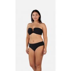 Damski top do kostiumu kąpielowego Barts Solid Bandeau. Czarne bikini Barts, bez wzorów. Za 241.50 zł.