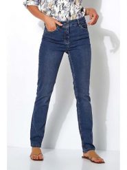 Relaxed by TONI Dżinsy "be loved" - Slim fit - w kolorze niebieskim rozmiar: 36. Niebieskie jeansy Relaxed by TONI, z aplikacjami, ze skóry, z podwyższonym stanem. Za 118.56 zł.