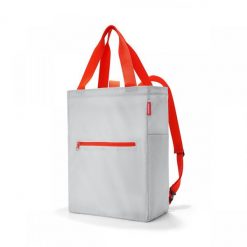 Torba mini maxi 2-in-1 light grey. Szare torby na laptopa Reisenthel, bez wzorów, z materiału, do ręki. W wyprzedaży za 72.90 zł.