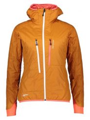 ORTOVOX Kurtka zimowa "Swisswool Plz" w kolorze jasnobrązowym rozmiar: XS. Brązowe kurtki ORTOVOX, na zimę, s, bez wzorów, z puchu, bez kaptura. Za 579.95 zł.